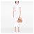 Borsa a Spalla Calle Lock in Pelle di Vitello Marrone LOEWE Carne - vista 7