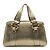 Bamboo Borsa a mano in pelle di vitello metallica dorata Gucci con metallo e bambù D'oro