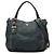 Borsa Prada in vitello daino blu con zip Blu navy