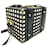 Vintage Schultertasche mit Gingham-Muster Medusa von Versace Schwarz Weiß Gelb  - Ansicht 3