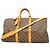 Borsa Boston Keepall Bandoulière 50 Monogram Louis Vuitton Marrone