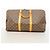 Borsa Boston Keepall Bandoulière 50 Monogram Louis Vuitton Marrone - vista 19