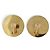 Céline VINTAGE CELINE GROSSE RUNDE GOLDMETALL OHRRINGE Golden - Ansicht 2