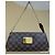 Clutch Louis Vuitton Eva in pelle marrone - vista 2