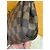 Clutch Louis Vuitton Eva in pelle marrone - vista 9