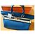 Hermès Birkin 35 Blu Izmir in pelle Taurillon Clemence - vista 6