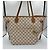 Borsa Louis Vuitton Neverfull in Pelliccia Bianca Bianco - vista 2