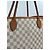 Borsa Louis Vuitton Neverfull in Pelliccia Bianca Bianco - vista 4