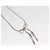 Collana Pendente CD Bow in Metallo con Cristallo Christian Dior - vista 3