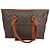 Borsa Tote Sac Weekend PM in pelle Monogram Louis Vuitton marrone 291