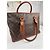 Borsa Tote Sac Weekend PM in pelle Monogram Louis Vuitton marrone 291 - vista 10