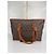 Borsa Tote Sac Weekend PM in pelle Monogram Louis Vuitton marrone 291 - vista 2