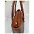 Borsa Tote Sac Weekend PM in pelle Monogram Louis Vuitton marrone 291 - vista 7