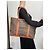 Borsa Tote Sac Weekend PM in pelle Monogram Louis Vuitton marrone 291 - vista 9