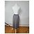 Gonna in lana vintage Dior grigia M Grigio - vista 3