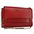 Chloé Clutch in pelle media Chloe Elle con catena Rosso