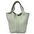 Borsa Hermès Picotin Lock PM grigia Marrone - vista 3