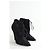 Saint Laurent Stivali in pelle nera con lacci Nero - vista 3