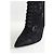 Saint Laurent Stivali in pelle nera con lacci Nero - vista 4