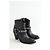 Saint Laurent Botas de cuero negro - vista 3