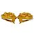 Earcuff con motivo Coco di CHANEL D'oro - vista 3