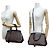 Borsa 2 in 1 in pelle Damier Rivoli BB di Louis Vuitton Marrone - vista 3