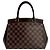 Borsa 2 in 1 in pelle Damier Rivoli BB di Louis Vuitton Marrone - vista 4