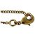 Collana con motivo a cuore Coco Mark di Chanel D'oro Metallico - vista 3