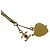 Collana con motivo a cuore Coco Mark di Chanel D'oro Metallico - vista 5