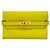 Portafoglio Kelly Hermès in pelle Epsom Giallo - vista 2