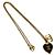 Collana con motivo a cuore Coco Mark di Chanel D'oro Metallico - vista 4