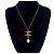 Collana in perle finte Coco Mark di Chanel D'oro Metallico - vista 2