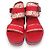 Autre Marque ANNA SUI × Teva Indio Jewel Plattformsandalen Rot - Ansicht 4