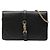 Borsa da sera Piston Broadway in pelle di vitello nera a grana Gucci