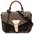Louis Vuitton Marrone Damier Ebene Beaumarchais