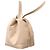 Mini borsa a secchiello Paco Rabanne in pelle beige