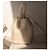 Mini borsa a secchiello Paco Rabanne in pelle beige - vista 5