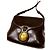 Borsa a mano Gucci in pelle marrone scuro