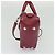 Balenciaga Triangle Duffle Leather Medium Rosso - vista 4