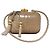 Clutch Gucci Broadway Bamboo Lock Taupe Pelle Coccodrillo