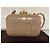 Clutch Gucci Broadway Bamboo Lock Taupe Pelle Coccodrillo - vista 4