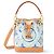 Borsa a mano Louis Vuitton Nano Noé Blu in Tela
