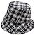 Chanel CC Coco Mark Tweed Bucket Hat Schwarz Weiß - Ansicht 2