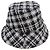 Chanel CC Coco Mark Tweed Bucket Hat Schwarz Weiß - Ansicht 4