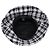 Chanel CC Coco Mark Tweed Bucket Hat Schwarz Weiß - Ansicht 5