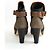 Michel Vivien Beige Leder-High Heels - Ansicht 2
