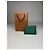 Porte-cartes vintage en cuir EPI Louis Vuitton vert - vue 2