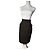 Gonna in pelle vintage Dior marrone M