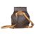 Zaino Montsouris PM Louis Vuitton Marrone - vista 3