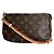 Borsa a Spalla Pochette Monogram Louis Vuitton Marrone